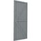 Ekena Millwork Americraft 6-Board Wood 2 Equal Panel Frmd Board-n-Batten Shutters w/Dbl Z-Bar, ARW102BF621X77CHH, PR ARW102BF621X77CHH - alternate 3